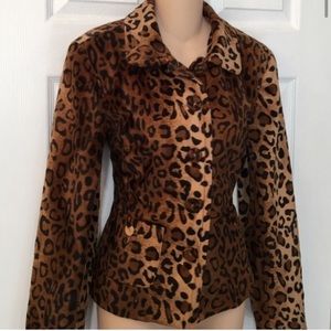 Cheetah print jacket